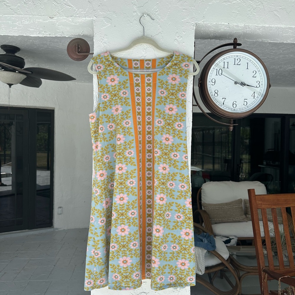 Floral Sleeveless Dress - Multicolor